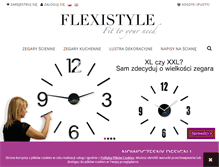 Tablet Screenshot of flexistyle.com